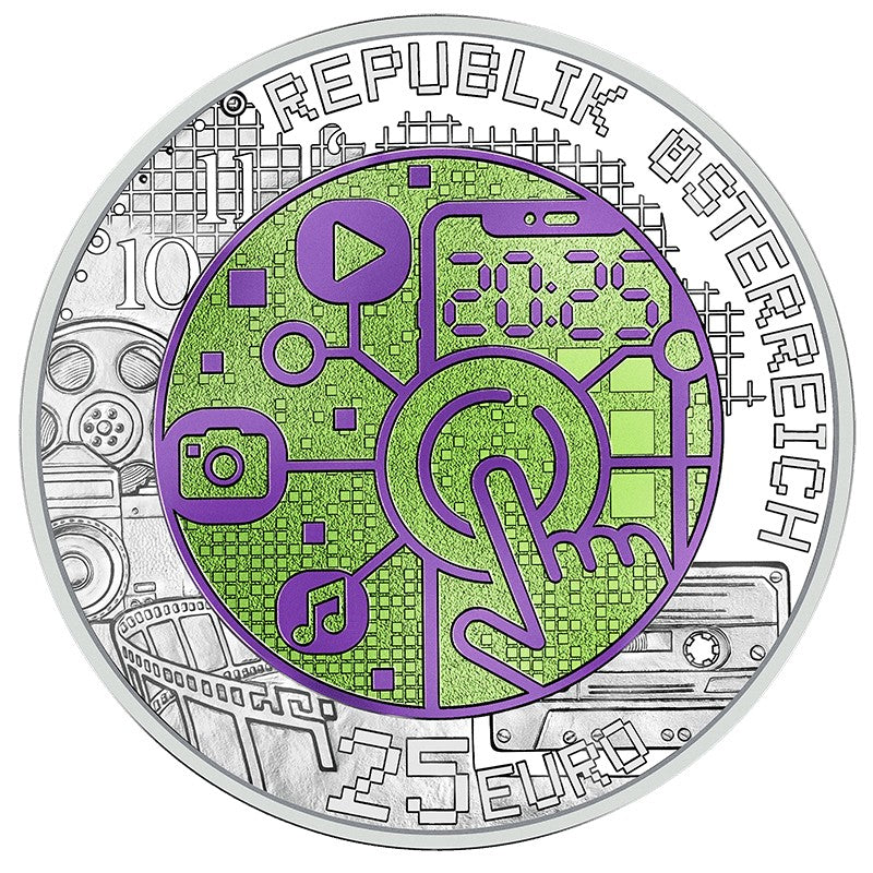 2025 Digitization - 25€ Austria Niobium Proof